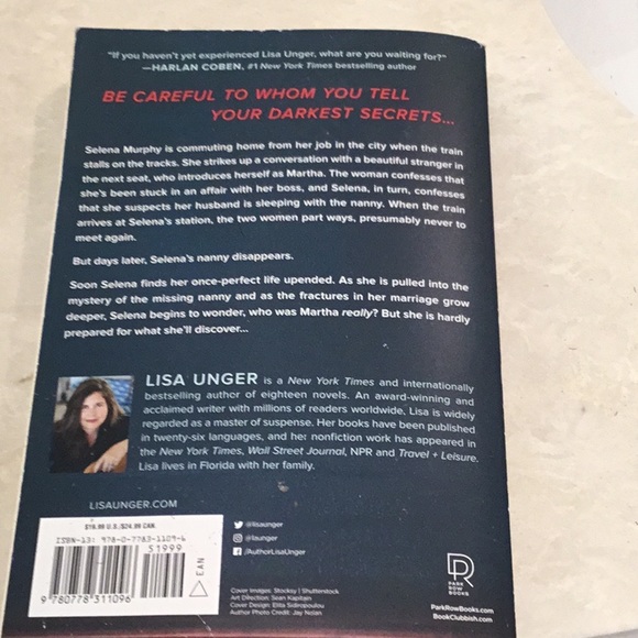 Lisa Unger novel - Picture 2 of 2